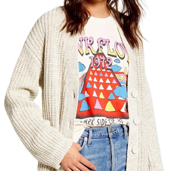 COPY - Treasure & Bond Shaker Stitch Cotton Blend Cardigan - Picture 3 of 8